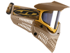 JT Proflex LE Paintball Mask - Brown/Tan/Gold w/ Gold Thermal Lens