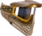 JT Proflex LE Paintball Mask - Brown/Tan/Gold w/ Gold Thermal Lens
