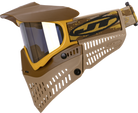 JT Proflex LE Paintball Mask - Brown/Tan/Gold w/ Gold Thermal Lens