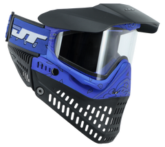 JT Proflex Paintball Mask - LE Bandana Series - Blue w/ Clear & Smoke Lens