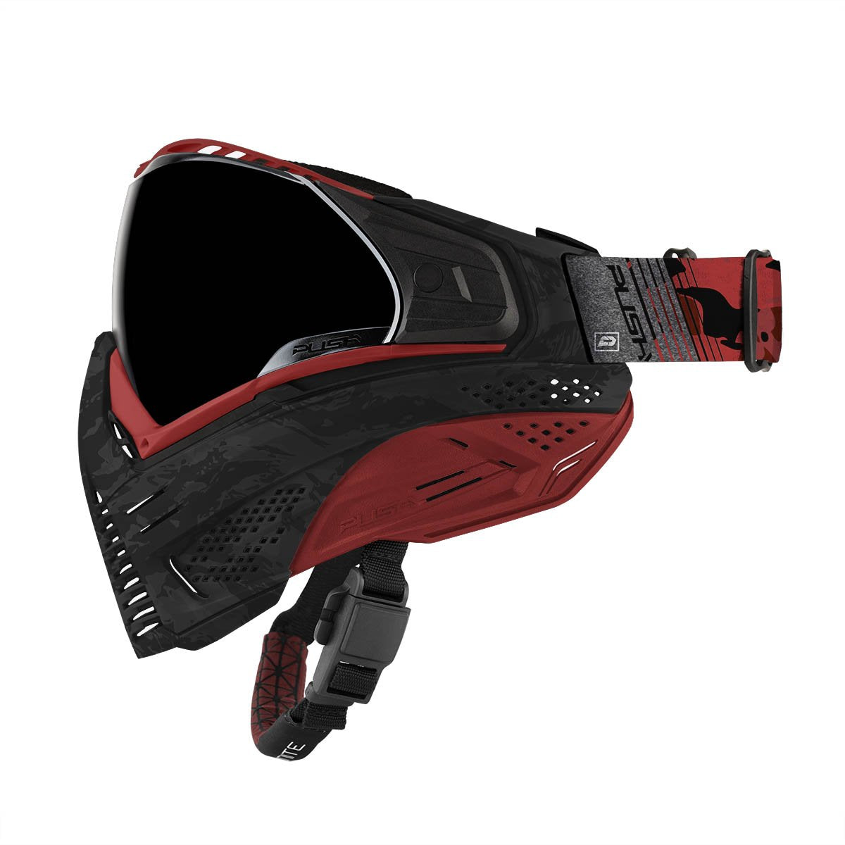 Push Unite Paintball Goggle - Red Camo