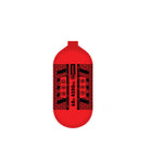 INFAMOUS AIR "SKULL SQUAD" Paintball Tank - BOTTLE ONLY - Red/Black - 68CI / 4500PSI