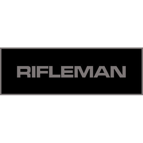 Rifleman Patch Large (Black)