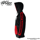 Punisherspb.com Red Stripe Zip-Up Hoodie