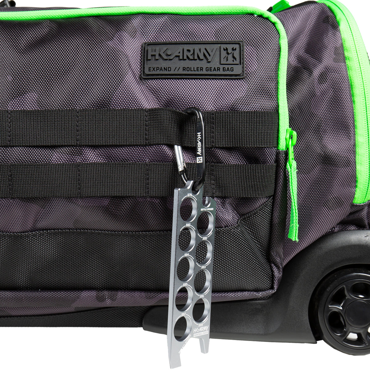 HK Army Expand 75L - Roller Gear Bag - Shroud Neon Green