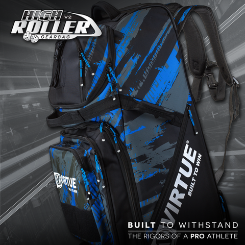 Virtue High Roller V2 Gear Bag - Graphic Cyan