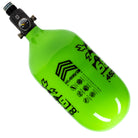 HK Army "Extra Lite" Carbon Fiber Tank - Standard Reg - RUSH - 68/4500 PSI - Neon Green/Black