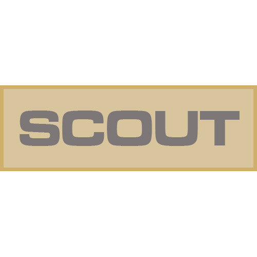 Scout Patch Small (Tan)