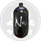 Ninja SL2 77/4500 Paintball Tank BOTTLE ONLY - Black/White