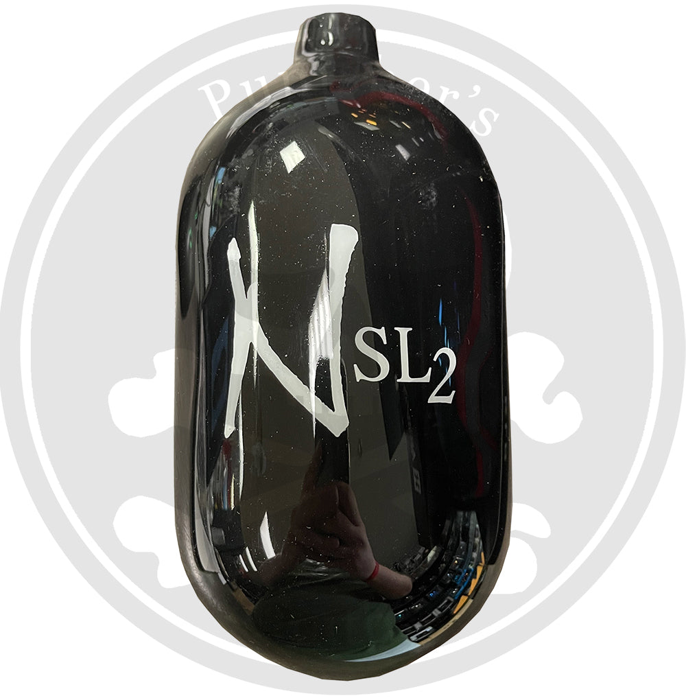 Ninja SL2 68/4500 Carbon Fiber Paintball Tank BOTTLE ONLY - Black/White