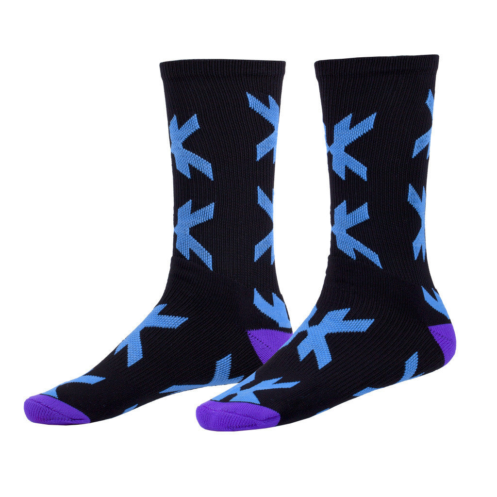 Speed Socks - Optic - Black/Blue