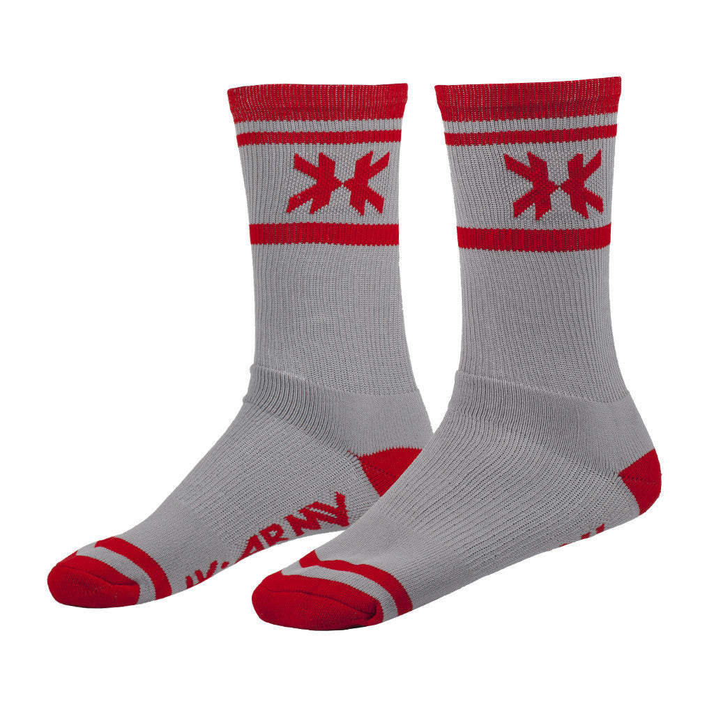 Speed Socks - Tracer - Grey/Red