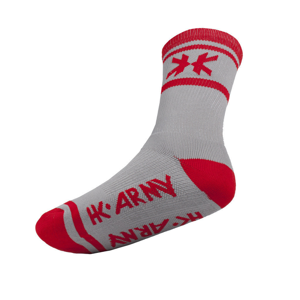 Speed Socks - Tracer - Grey/Red