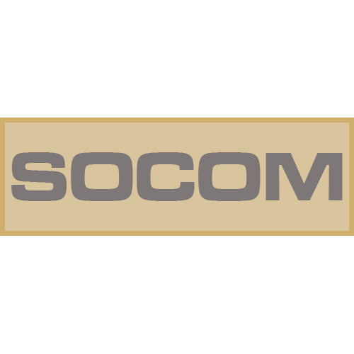 SOCOM Patch Large (Tan)