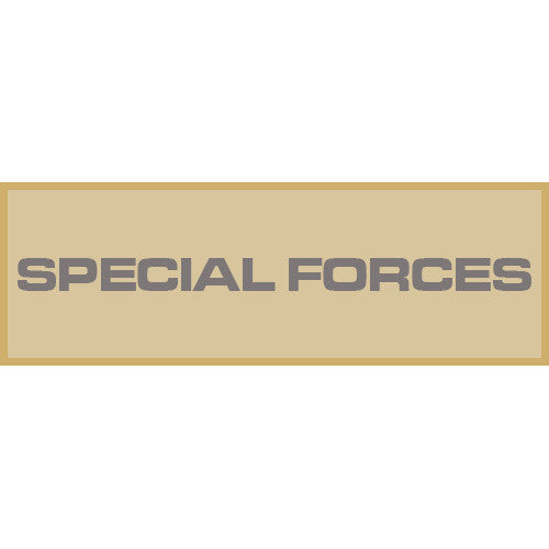 Special Forces Patch Large (Tan)