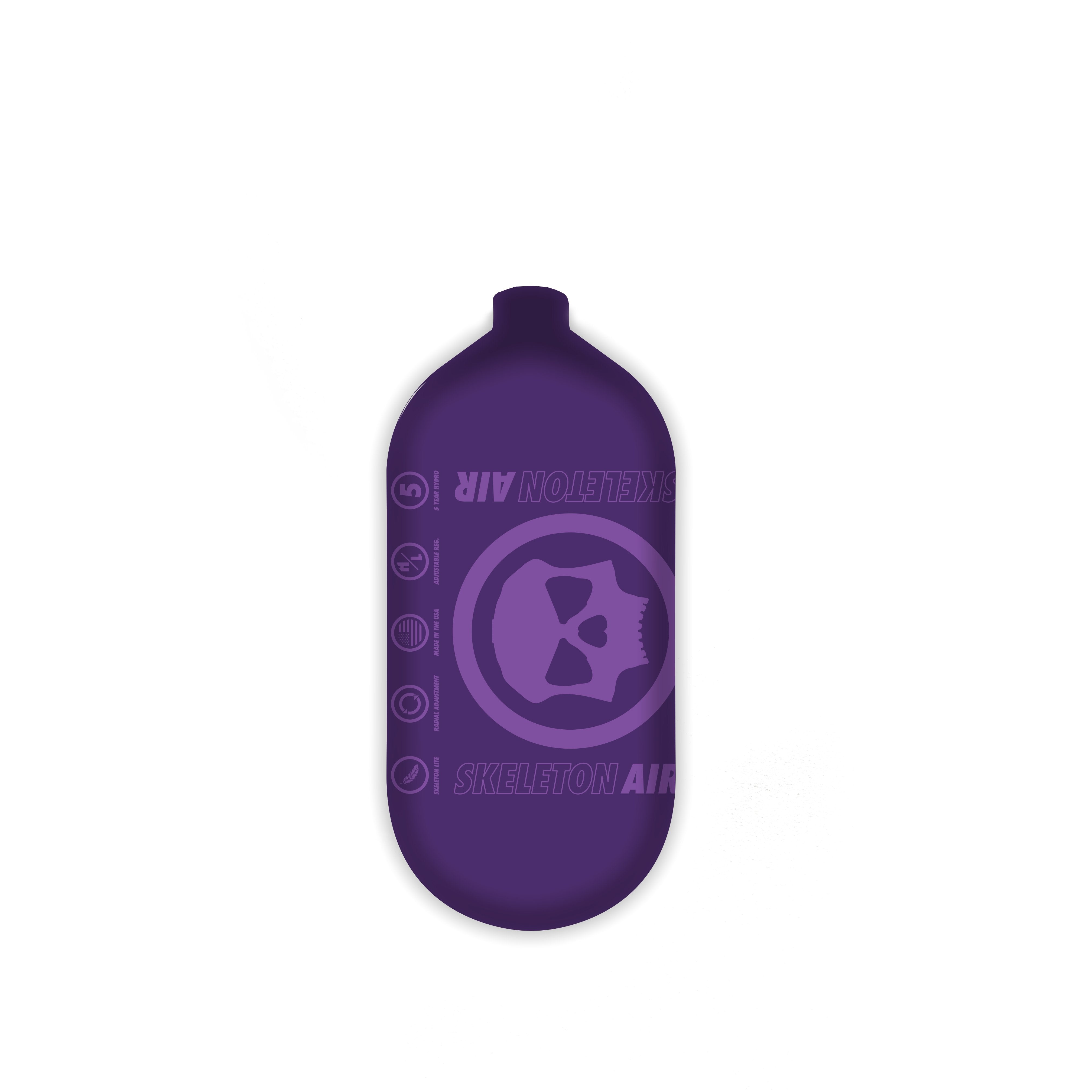 INFAMOUS AIR Hyperlight Paintball Tank - BOTTLE ONLY - Purple - 80CI / 4500PSI