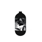 INFAMOUS AIR Hyperlight "Savage Skull" Paintball Tank - BOTTLE ONLY - Black/White - 80CI / 4500PSI