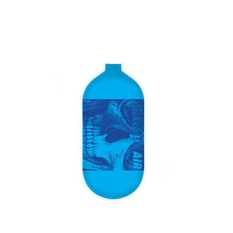 INFAMOUS AIR Hyperlight "Savage Skull" Paintball Tank - BOTTLE ONLY - Blue/Blue - 80CI / 4500PSI