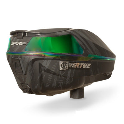 Virtue Spire 4 (IV) Paintball Loader - Graphic Black Emerald