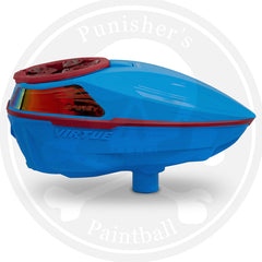 Virtue Spire 5 Paintball Loader - Blue/Red