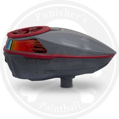 Virtue Spire 5 Paintball Loader - Grey/Red