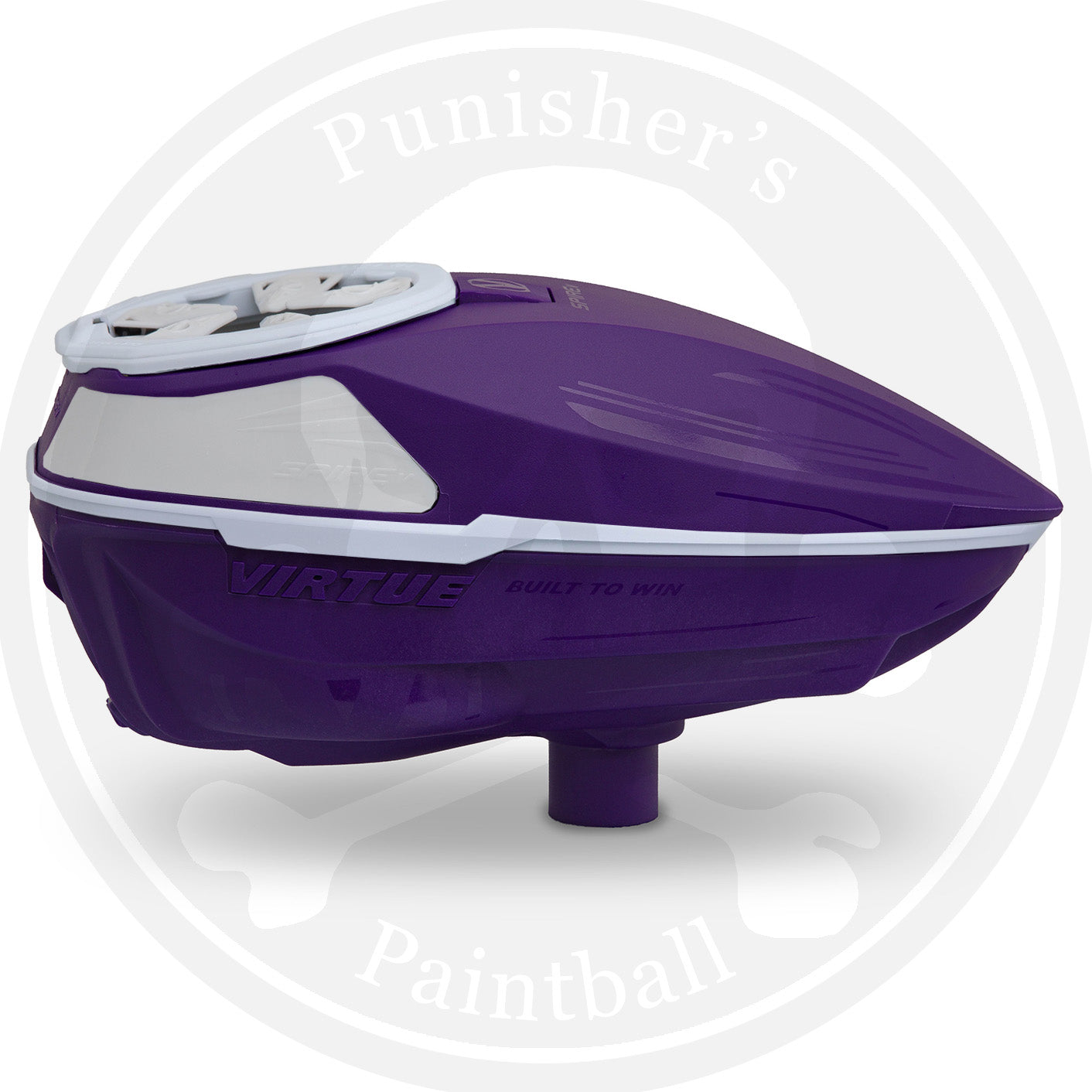 Virtue Spire 5 Paintball Loader - Purple/White