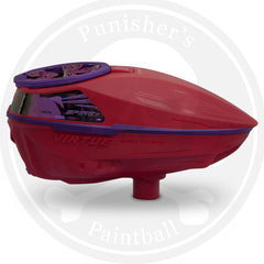 Virtue Spire 5 Paintball Loader - Red/Purple