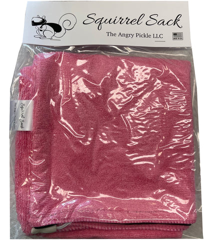 Squirrel Sack Microfiber Bag - Pink