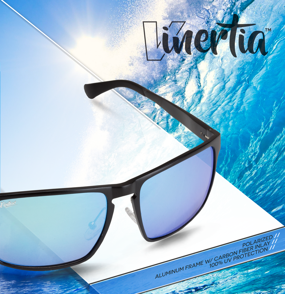 Virtue V-Inertia Polarized Sunglasses - Black Ice