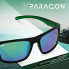 Virtue V-Paragon Polarized Sunglasses - Polished Emerald Black