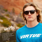 Virtue V-Inertia Polarized Sunglasses - Smoke Black