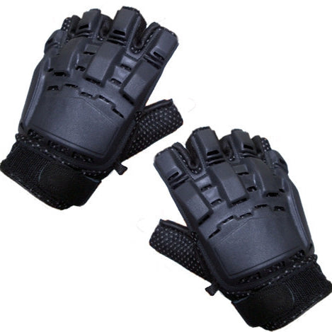Armored Tactical Glove (Open Finger)
