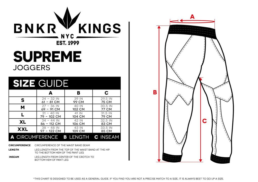 Bunkerkings Supreme Jogger Pants - Royal Black