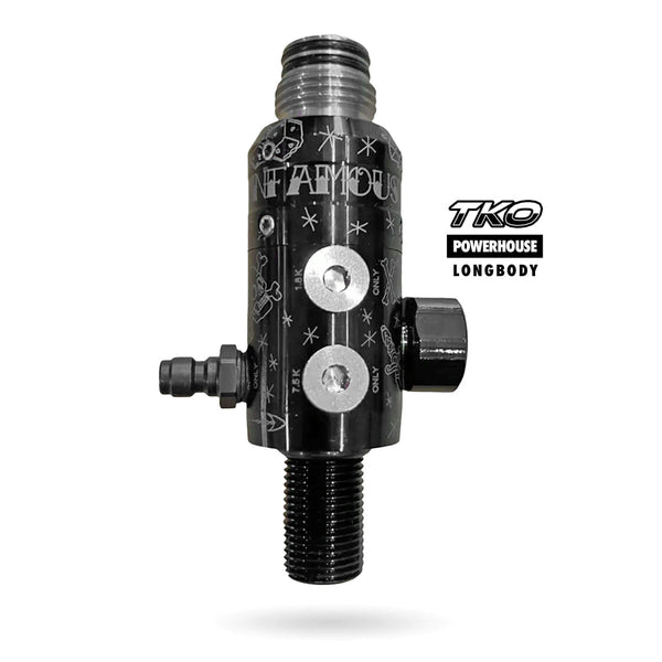 Powerhouse TKO "Longbody" Tank Regulator Tattoo