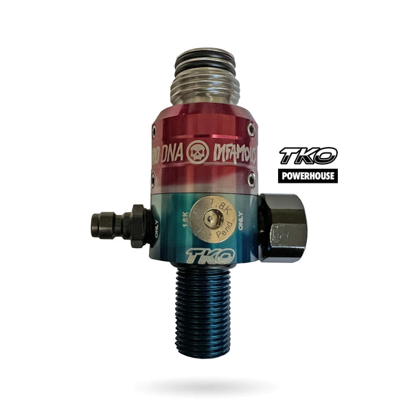 Powerhouse TKO Tank Regulator - Red/White/Blue