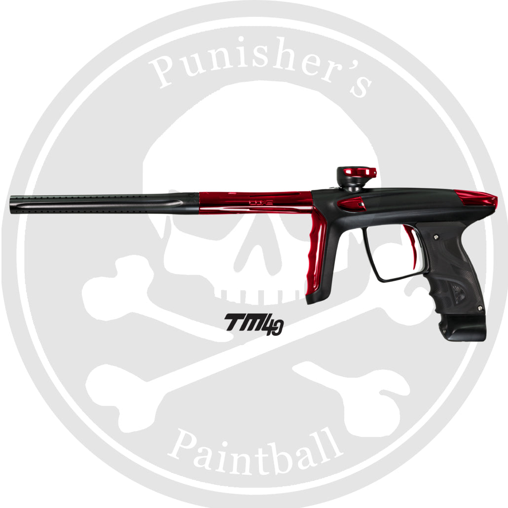 DLX Luxe TM40 Paintball Gun - Dust Black/Polished Red
