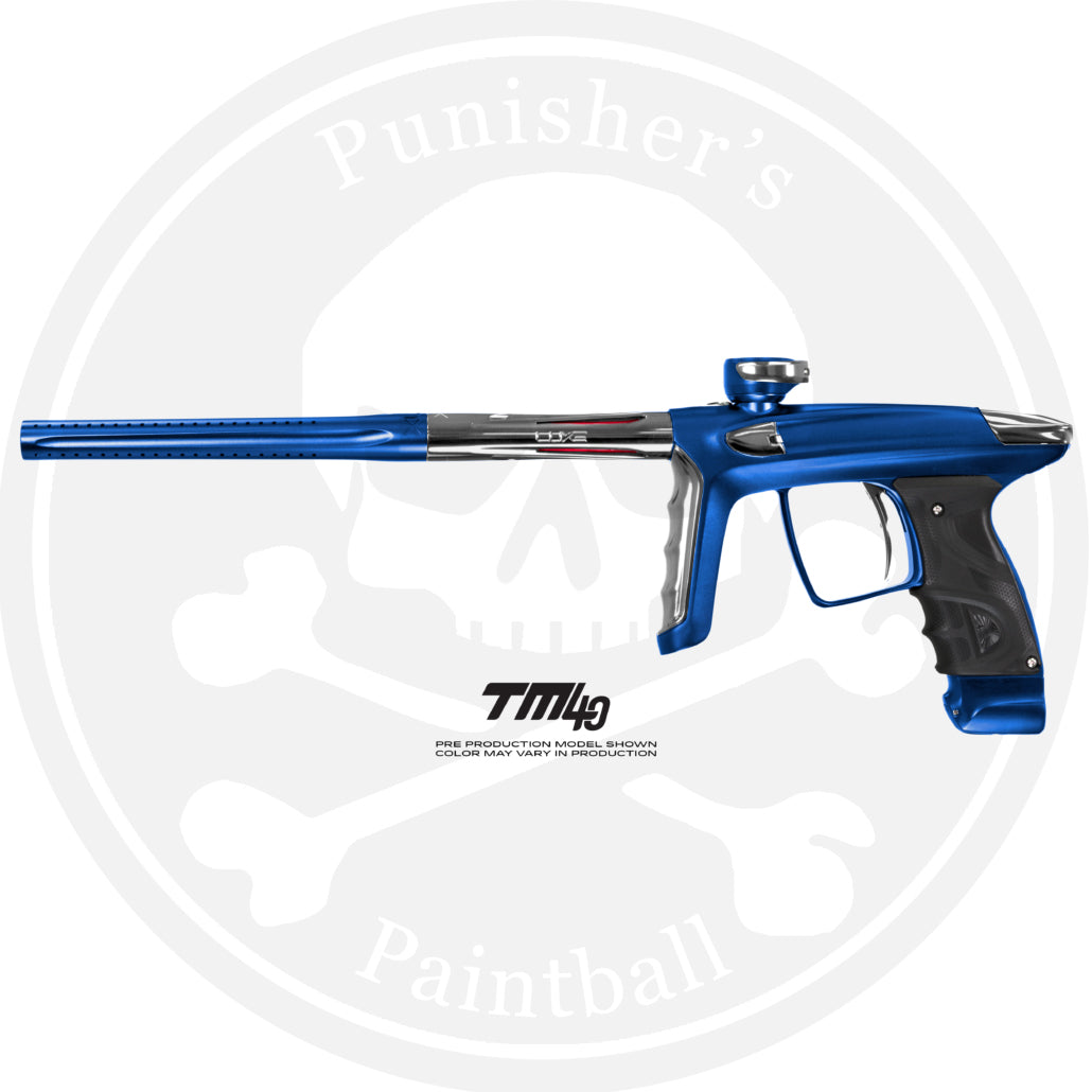DLX Luxe TM40 Paintball Gun - Dust Blue/Polished Silver