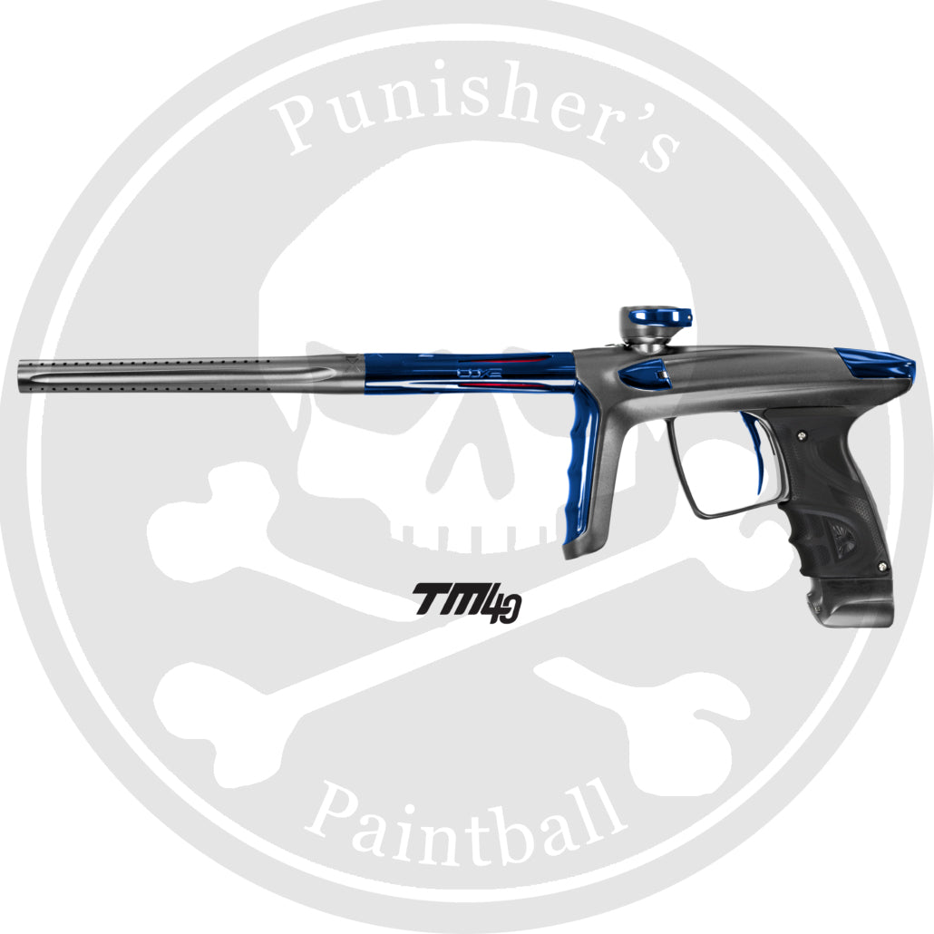 DLX Luxe TM40 Paintball Gun - Dust Pewter/Polished Blue