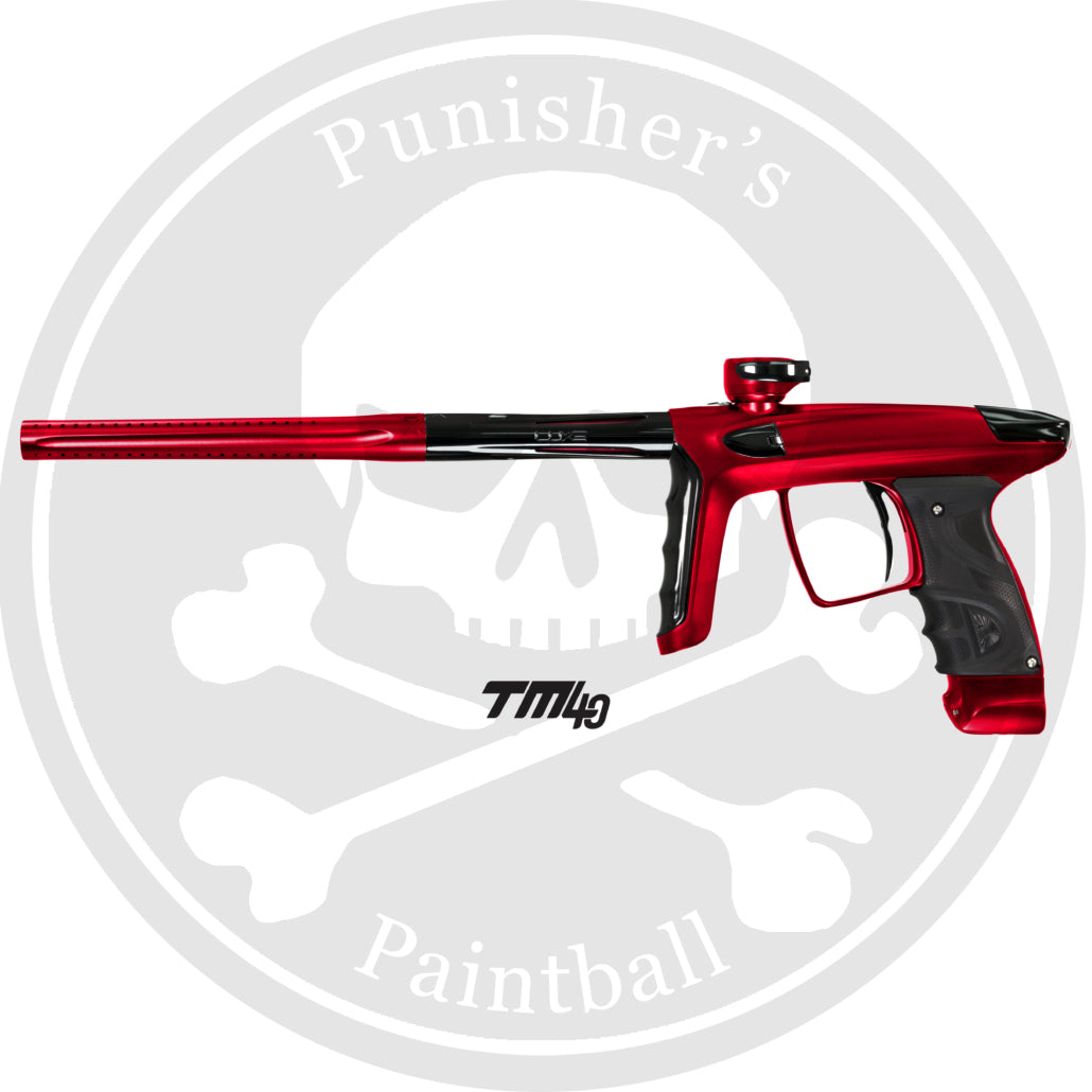 DLX Luxe TM40 Paintball Gun - Dust Red/Polished Black