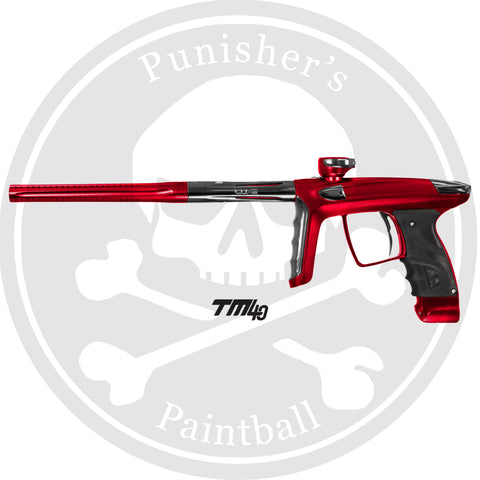 DLX Luxe TM40 Paintball Gun - Dust Red/Polished Pewter