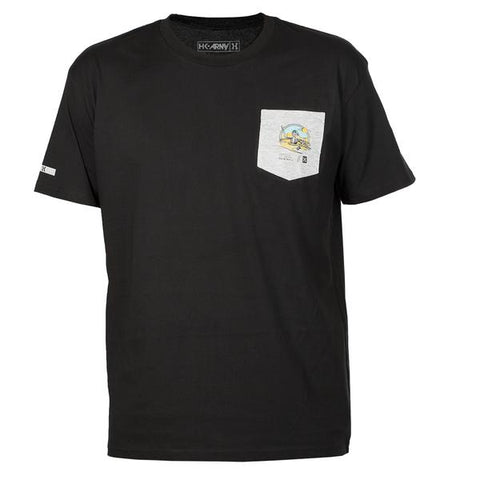 HK Army T-Shirt - Quicksand Pocket Tee - Black
