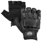 Valken 1/2 Finger Tactical Gloves- Black - XL/XXL