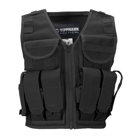 HPA TACTICAL AIRSOFT VEST - BLACK - Tippmann Tactical Airsoft