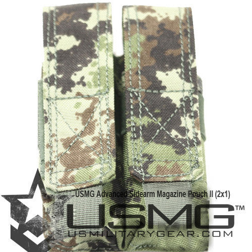 Double Advanced Sidearm Magazine Pouch Italian Camo