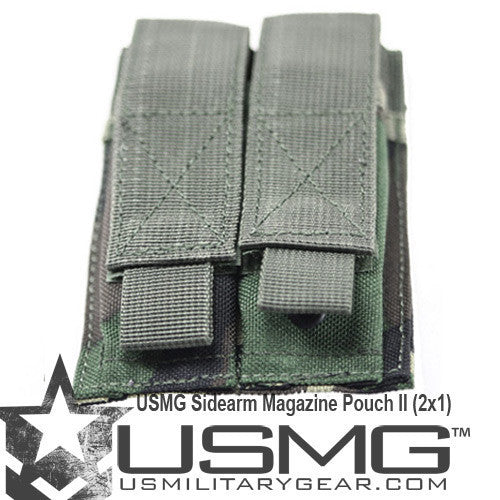 Double Sidearm Magazine Pouch British DPM