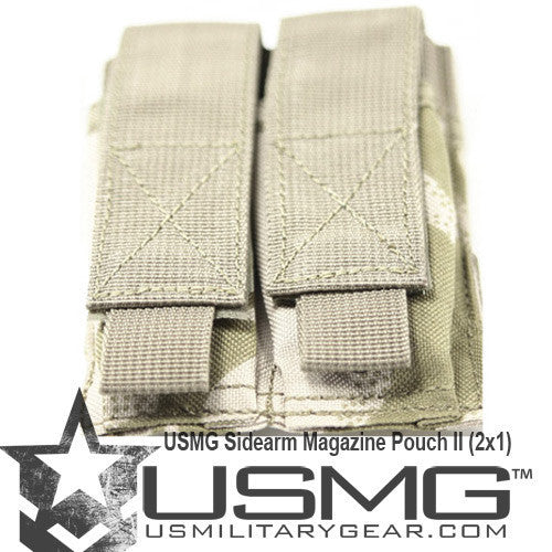 Double Sidearm Magazine Pouch British DPM Desert