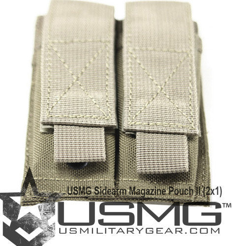 TAN Double Sidearm Magazine Pouch