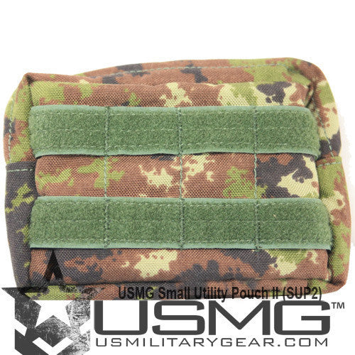 Small Multi-Use Zipper Utility Pouch Italian Camo