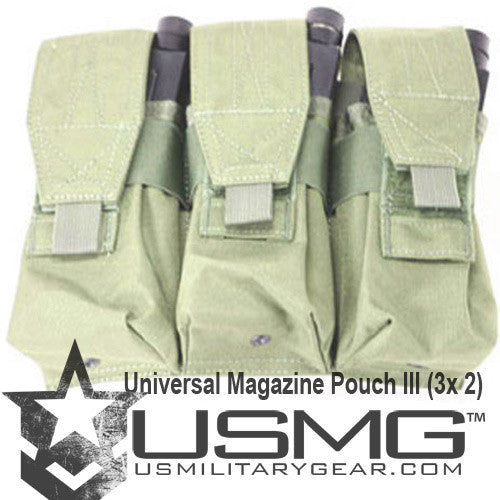 OLIVE DRAB Triple Universal Magazine Pouch