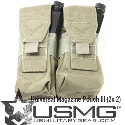 TAN Double Universal Magazine Pouch